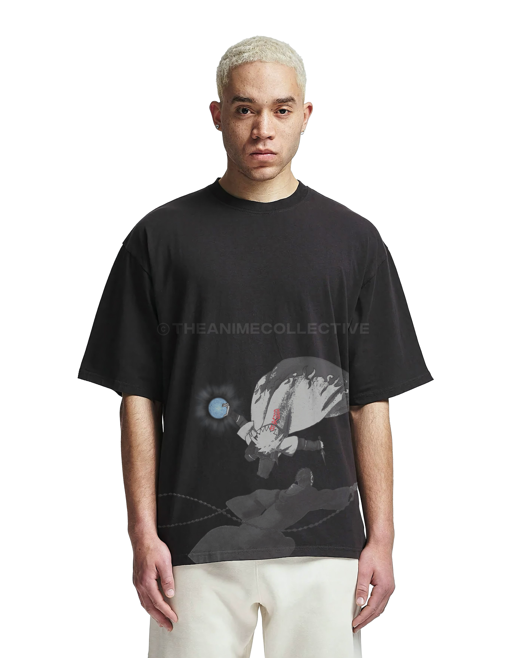 Flying Raijin Heavy T-Shirt | Naruto Manga Edition