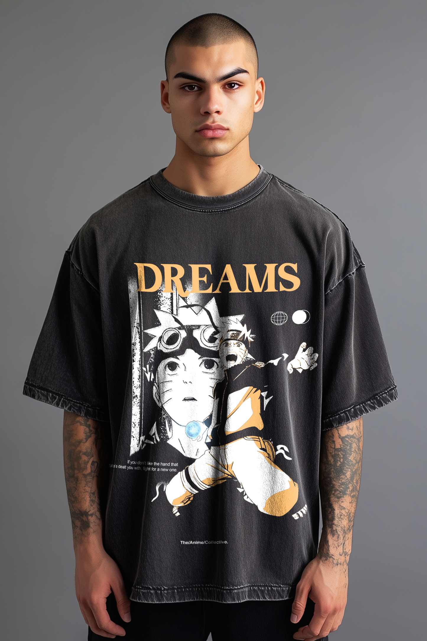 Naruto Vintage Oversized T-Shirt | Naruto Shippuden