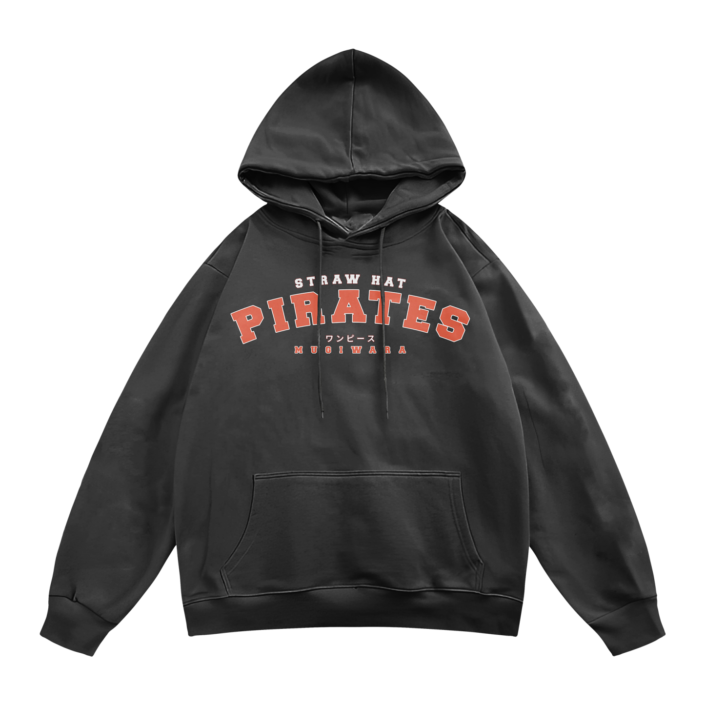 Straw Hat Pirates College Black Hoodie | One Piece