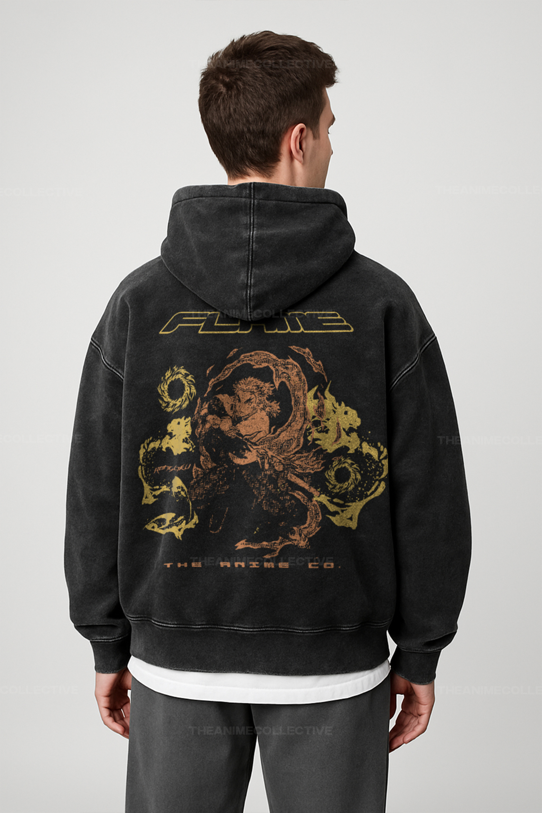 Rengoku Vintage Hoodie | Demon Slayer