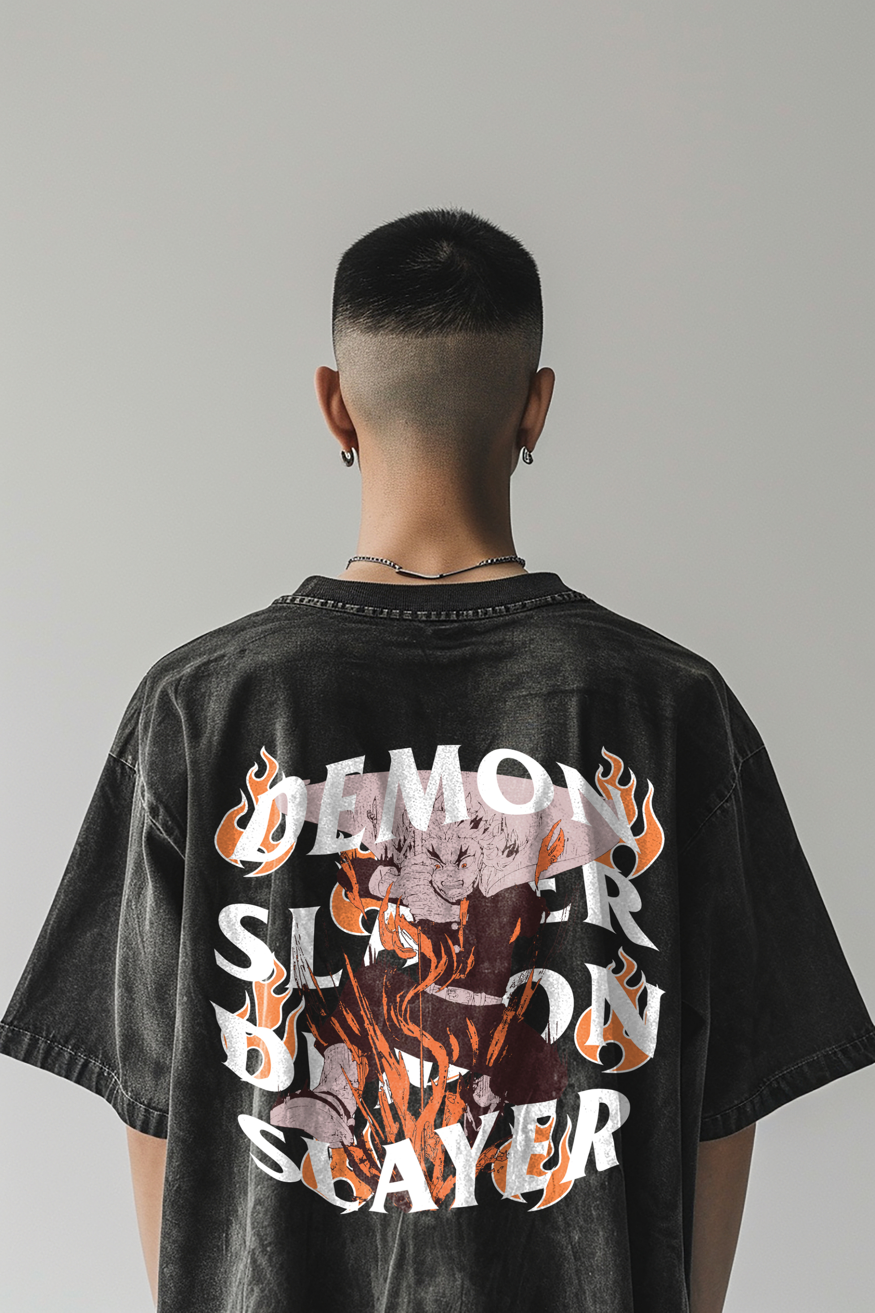Kyojuro Rengoku 2.0 Vintage Oversized T-Shirt | Demon Slayer