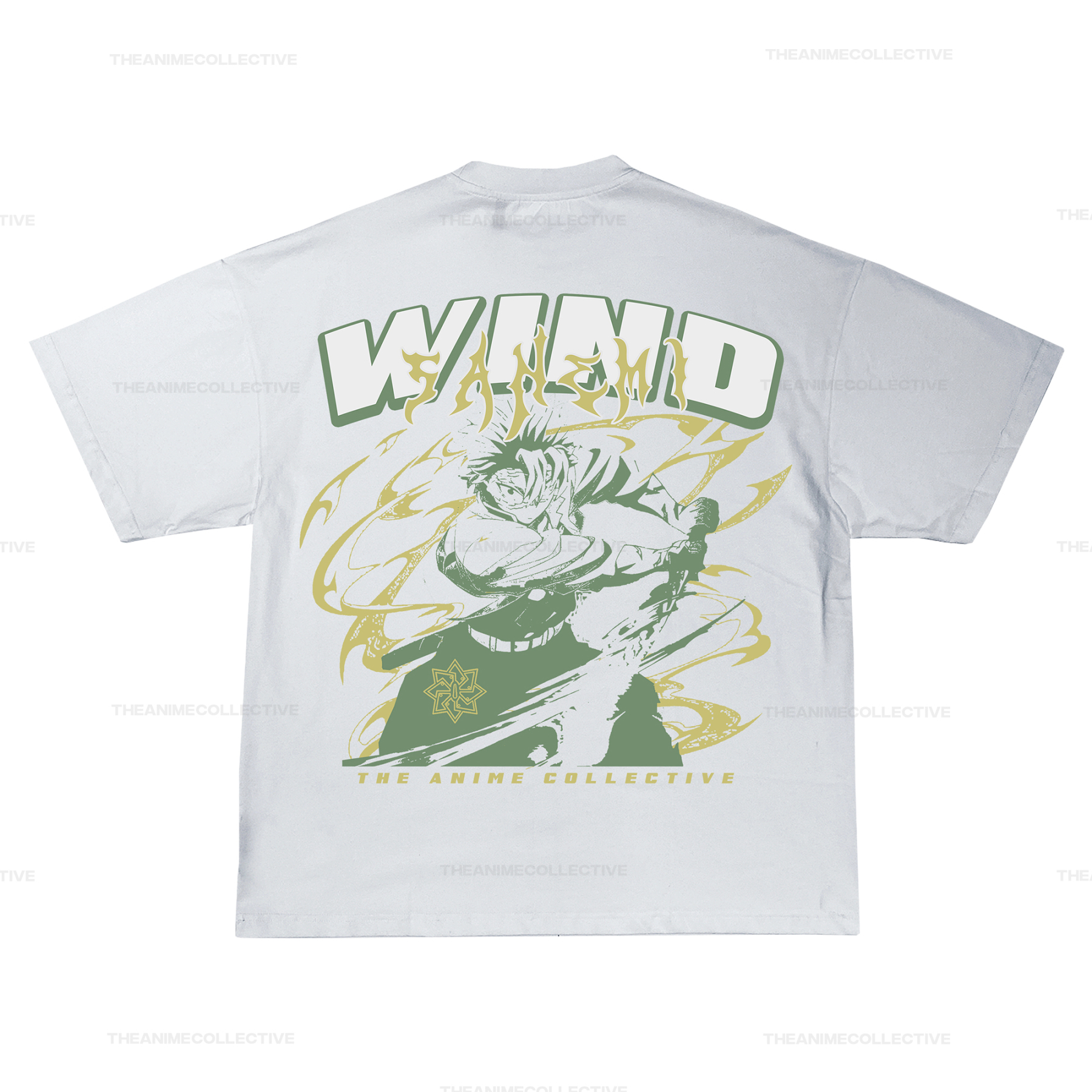 Sanemi White T-Shirt | Demon Slayer