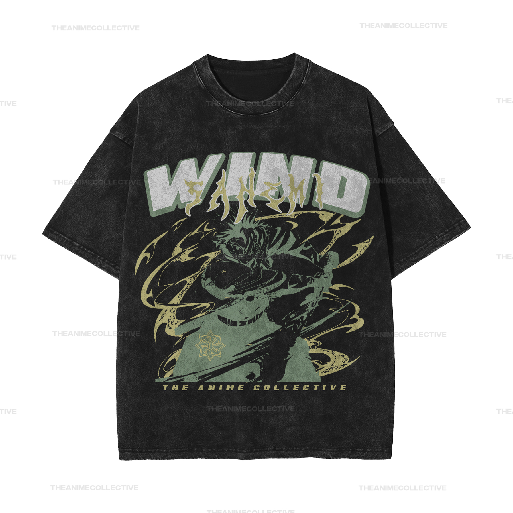 Sanemi Vintage Oversized T-Shirt | Demon Slayer