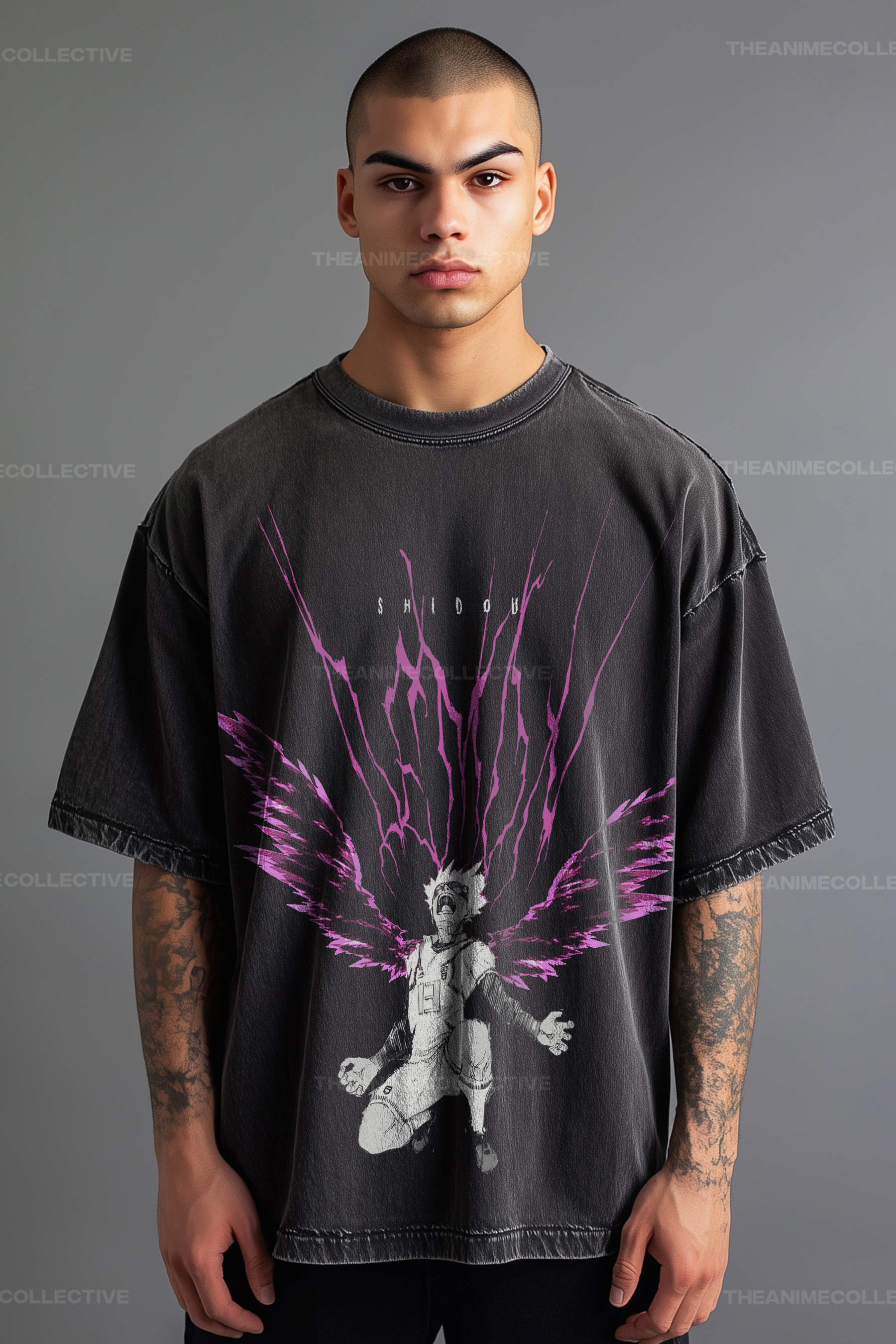 Shidou Extended Vintage T-Shirt | Blue Lock