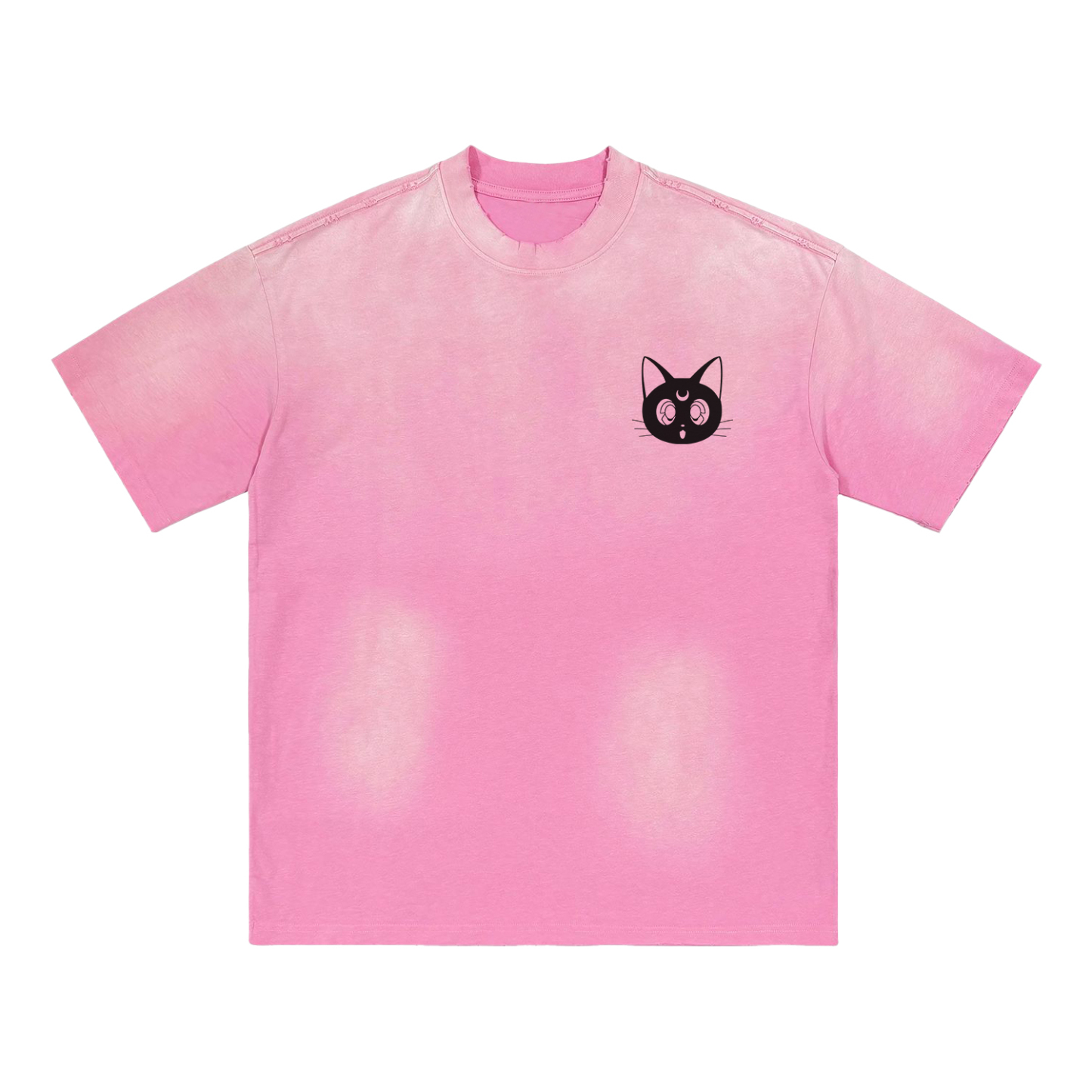 Sailor Moon Pink Washed Distressed Tee | Sailor Moon