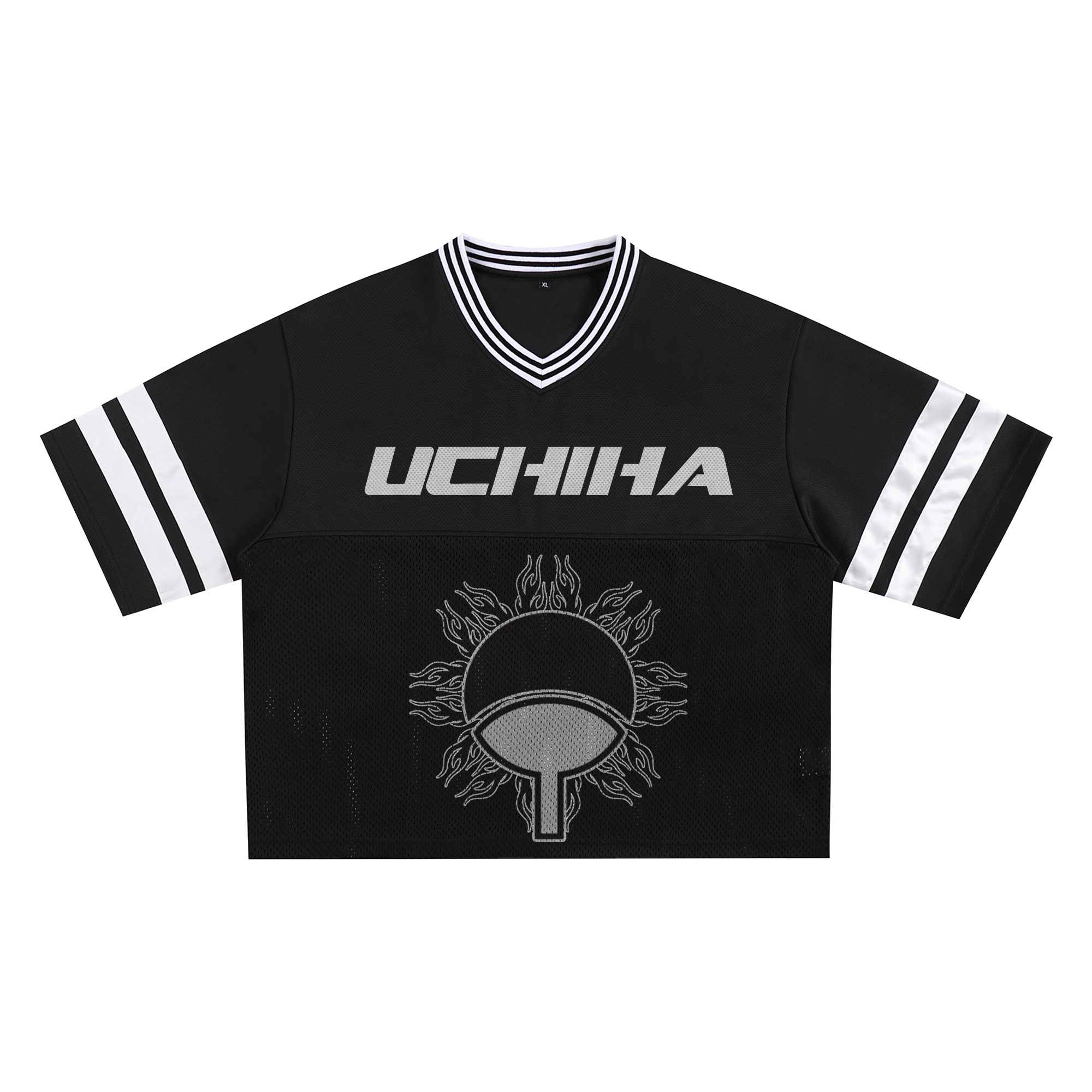 Uchiha Taped Mesh T-Shirt | Naruto