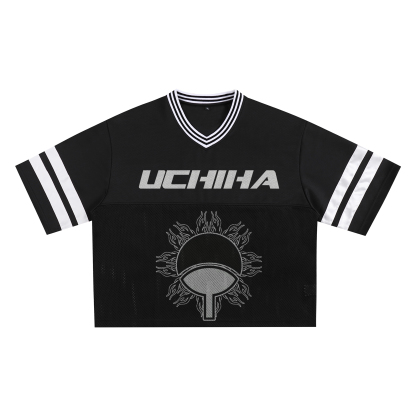 Uchiha Taped Mesh T-Shirt | Naruto