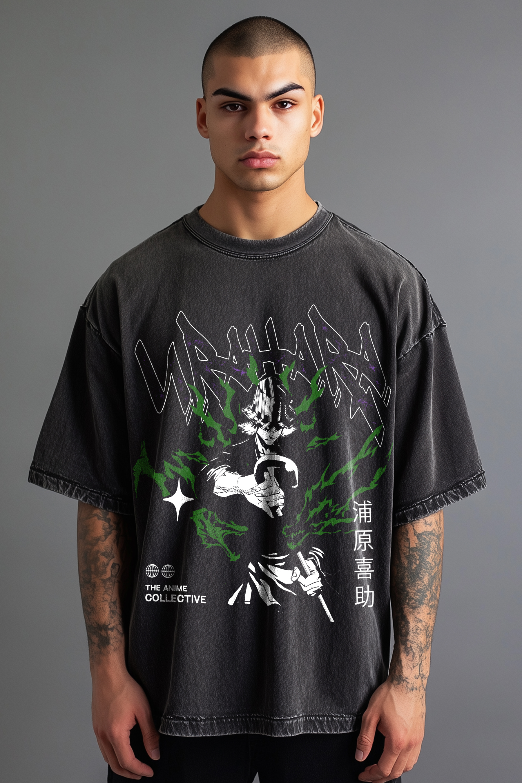 Urahara Vintage Oversized T-Shirt | Bleach