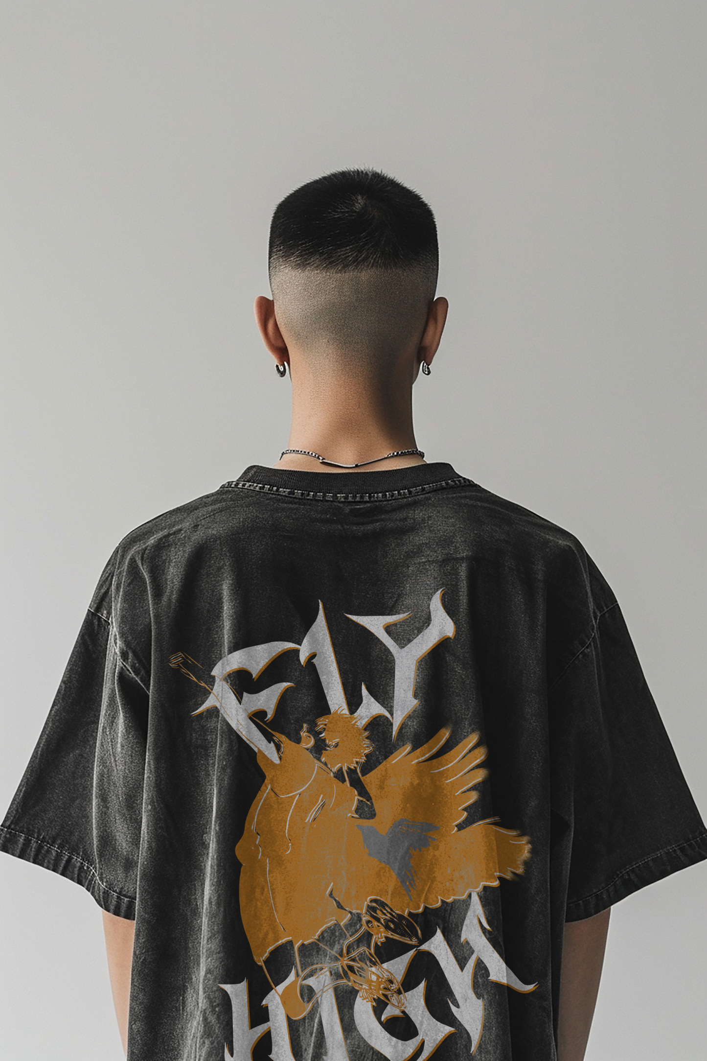 Fly High Orange Vintage T-Shirt | Haikyu