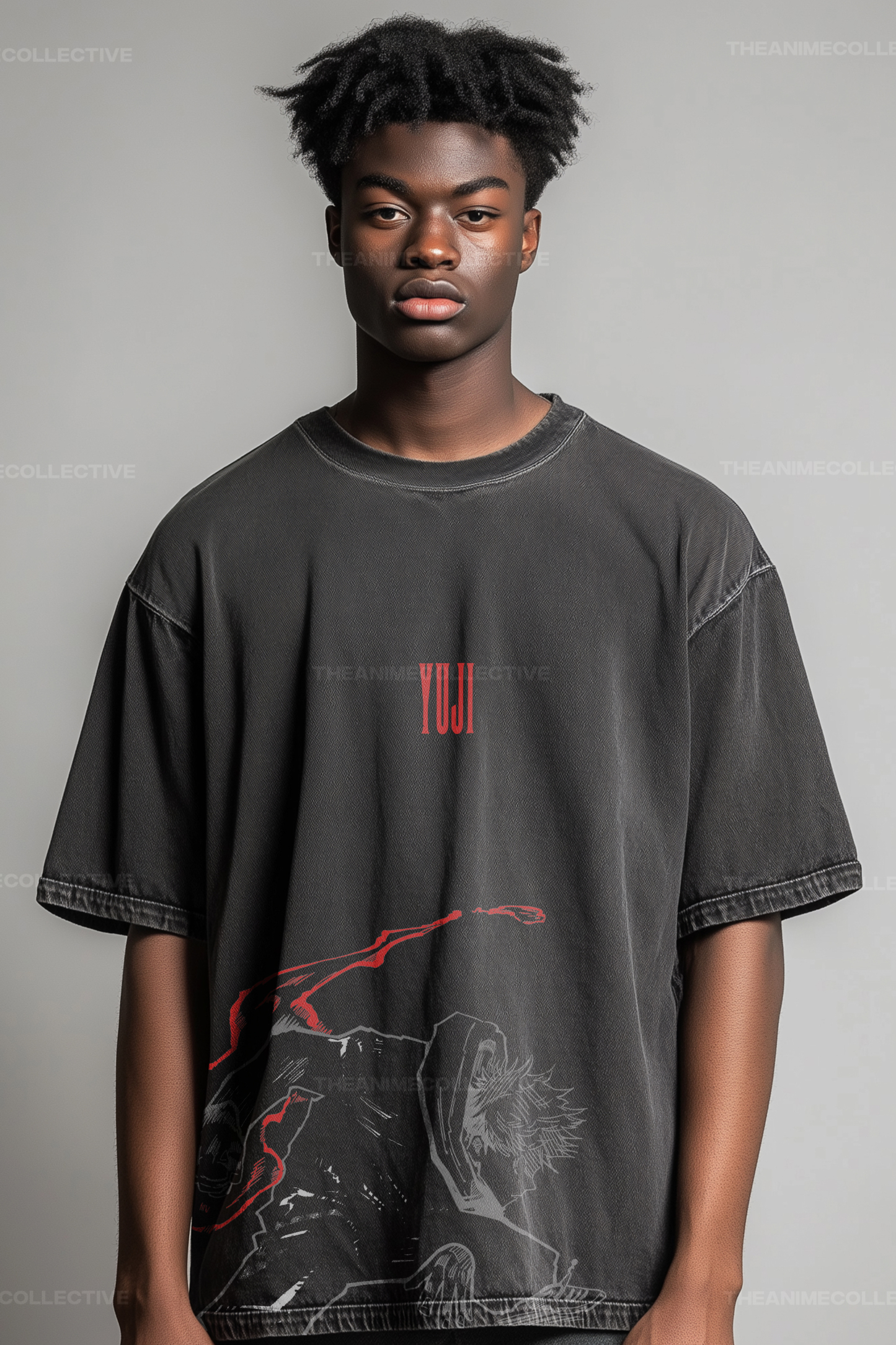 Yuji Extended Vintage T-Shirt | Jujutsu Kaisen