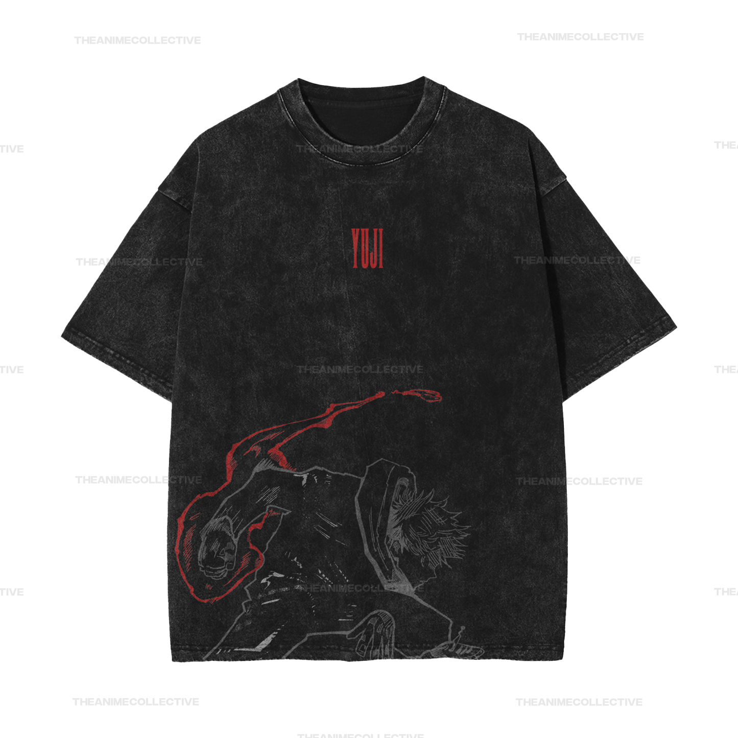 Yuji Extended Vintage T-Shirt | Jujutsu Kaisen
