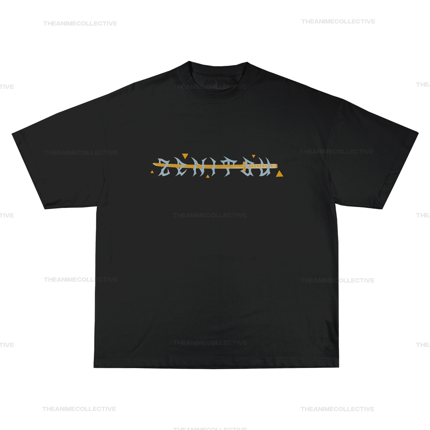 Zenitsu Black T-Shirt | Demon Slayer