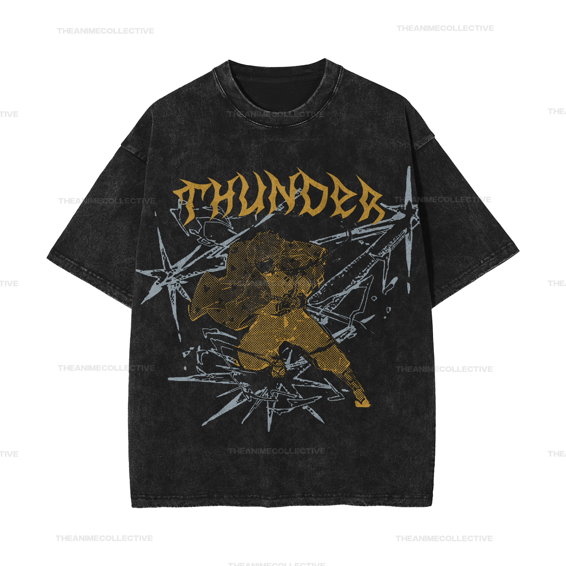 Zenitsu Vintage Oversized T-Shirt | Demon Slayer