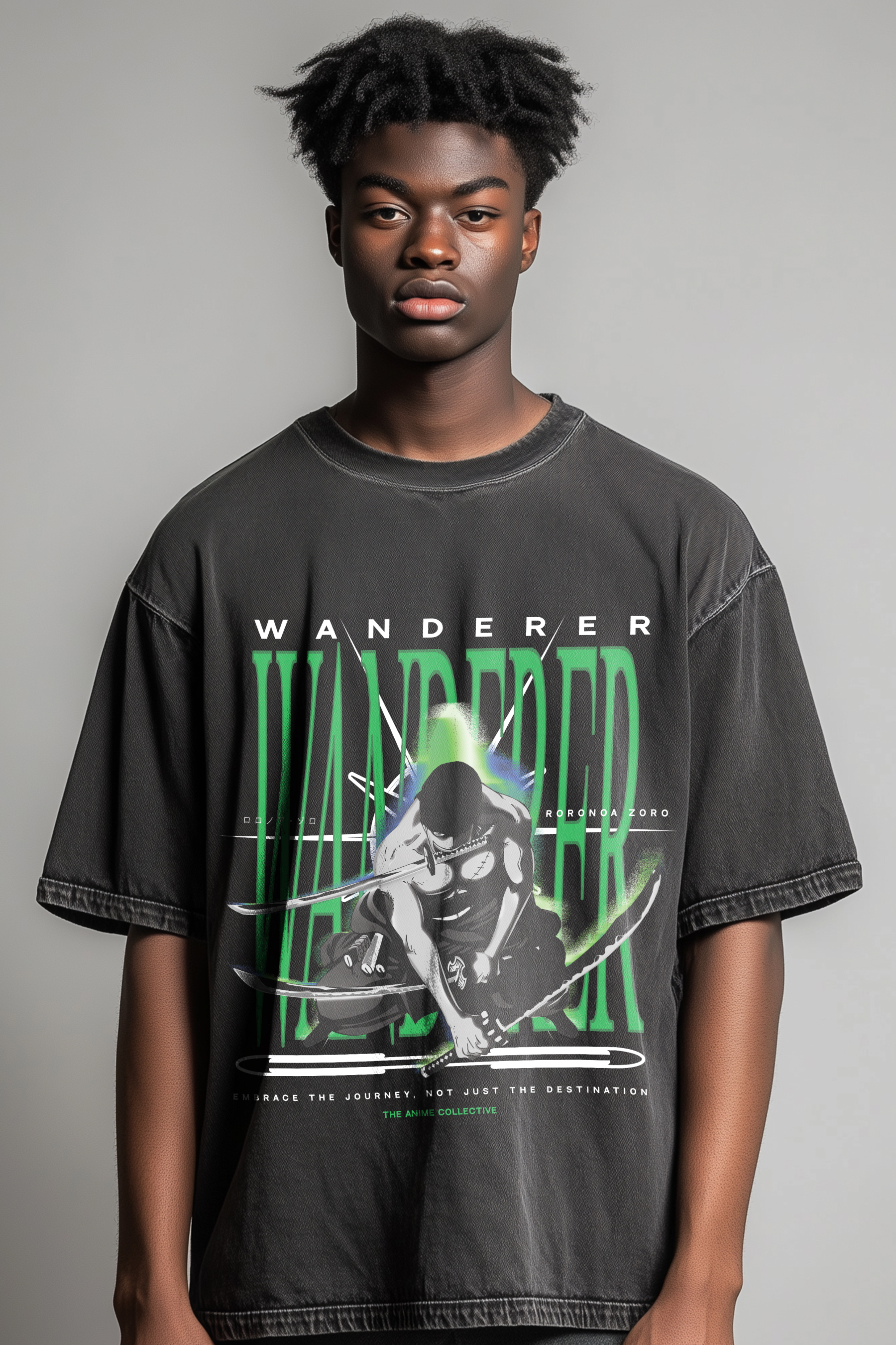 Zoro Vintage Oversized T-Shirt | One Piece