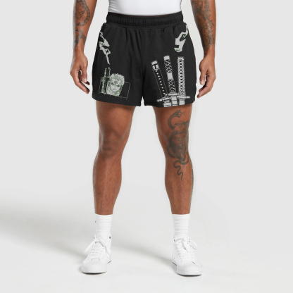 All-Over Print Men's Basketball Shorts Fast Drying