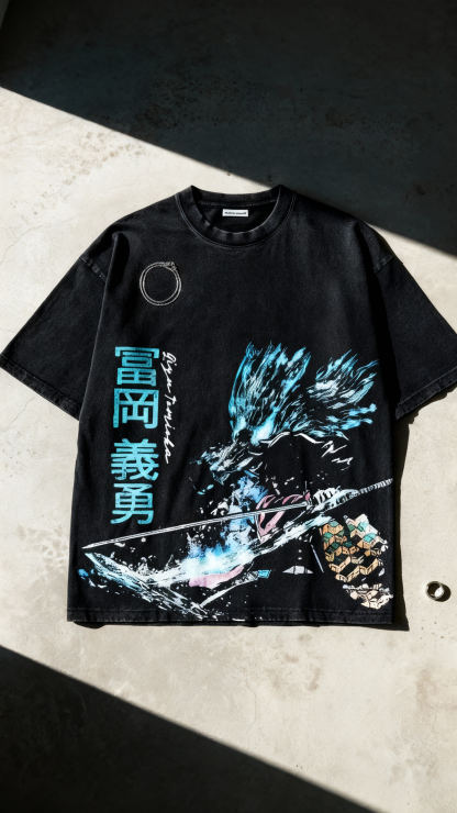 Tomioka Giyuu Oversized Vintage T-Shirt | Demon Slayer