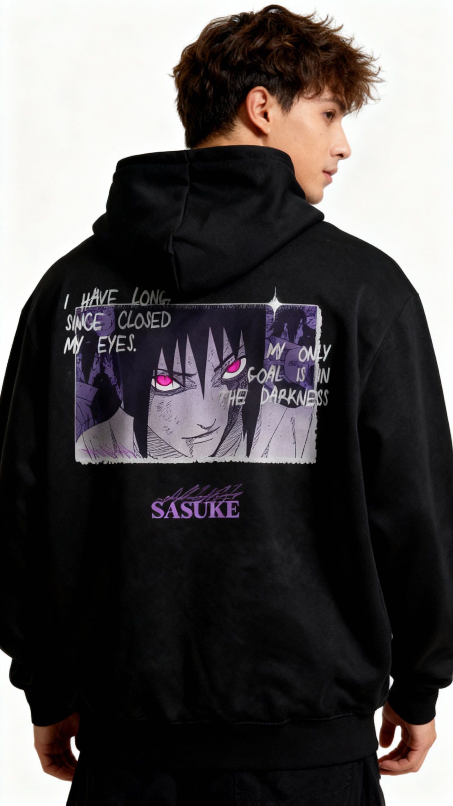 Uchiha Sasuke "Revenge" Hoodie | Naruto Shippuden
