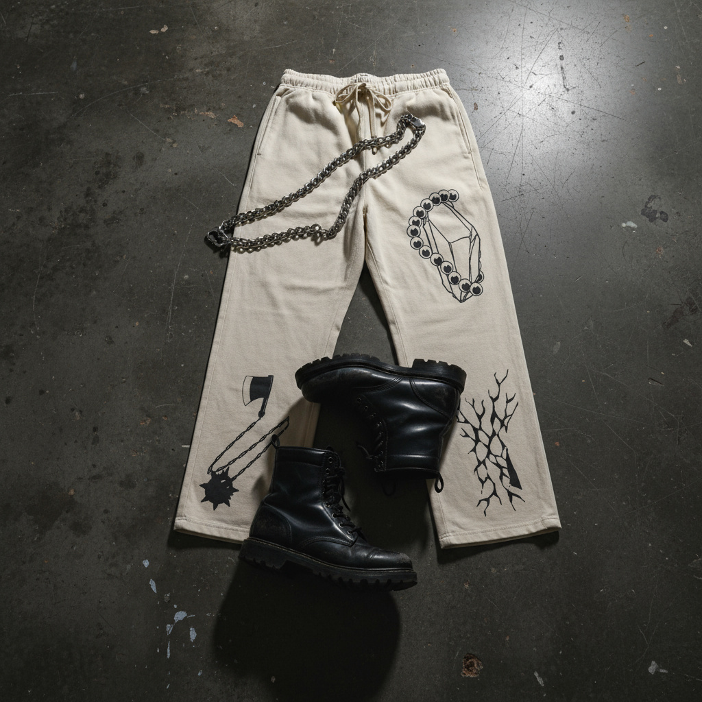 Gyomei Stone Sweatpants | Demon Slayer