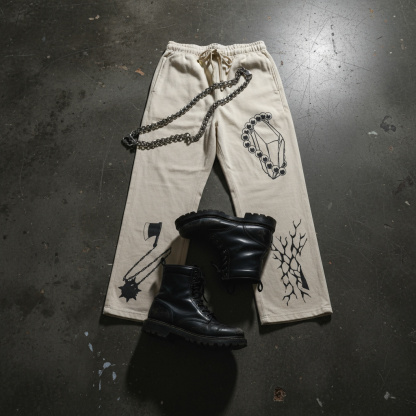 Gyomei Stone Sweatpants | Demon Slayer