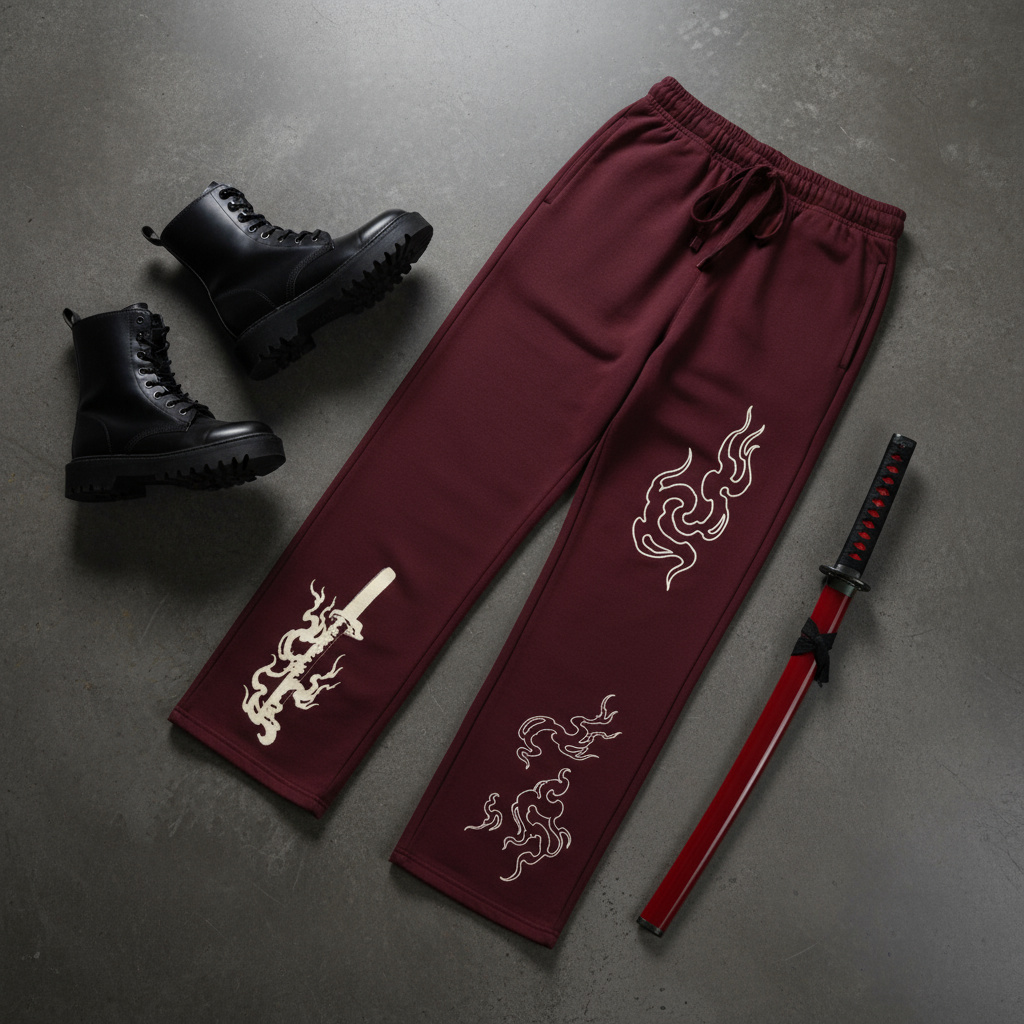 Rengoku Fire Sweatpants | Demon Slayer