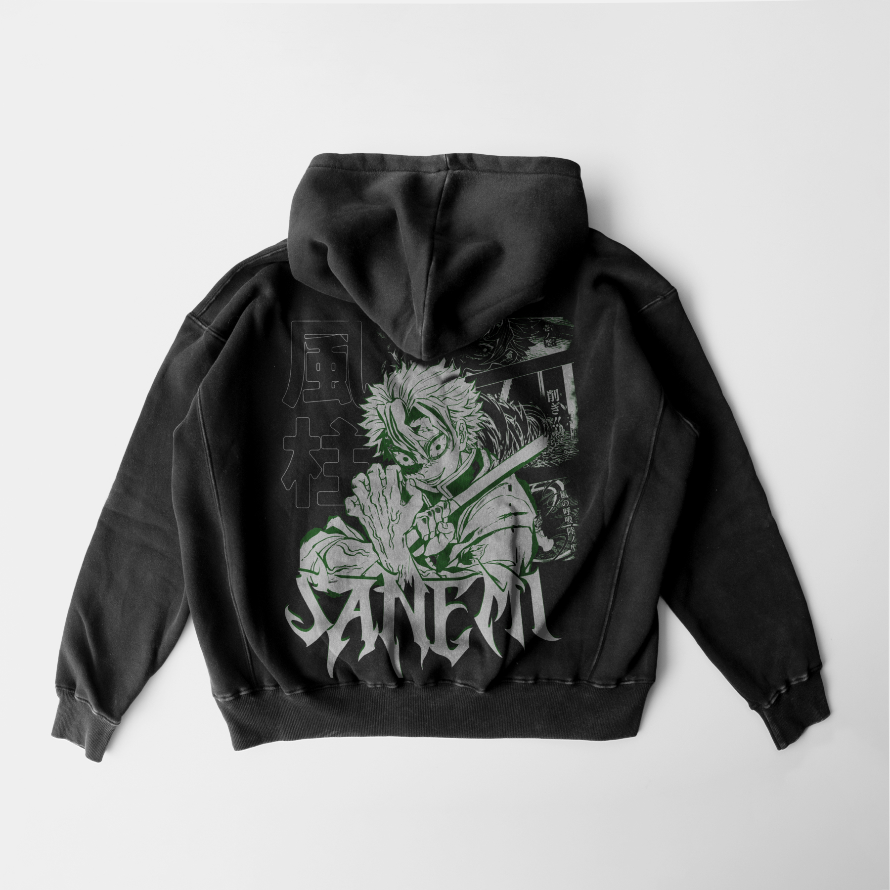 Sanemi "Wind" Heavy Hoodie | Demon Slayer