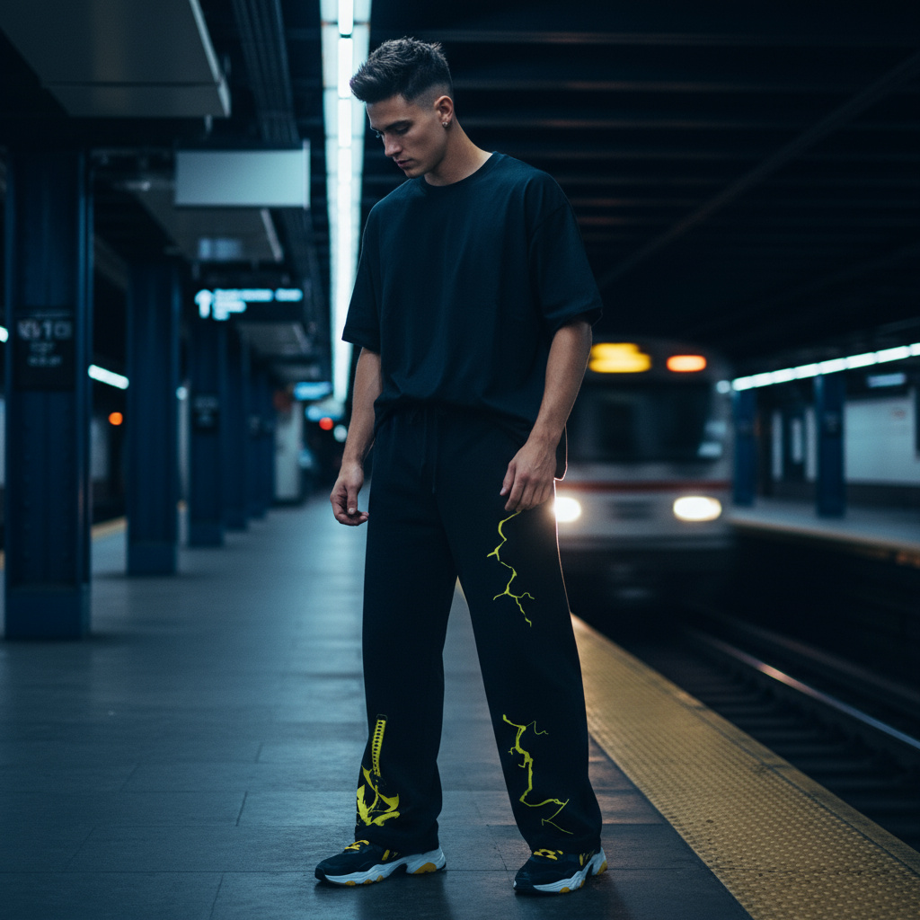 Zenitsu Thunder Sweatpants | Demon Slayer