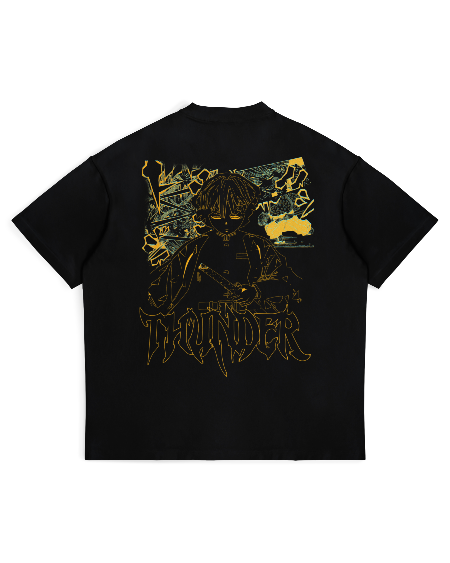 Zenitsu "Thunder" Heavy T-Shirt | Demon Slayer