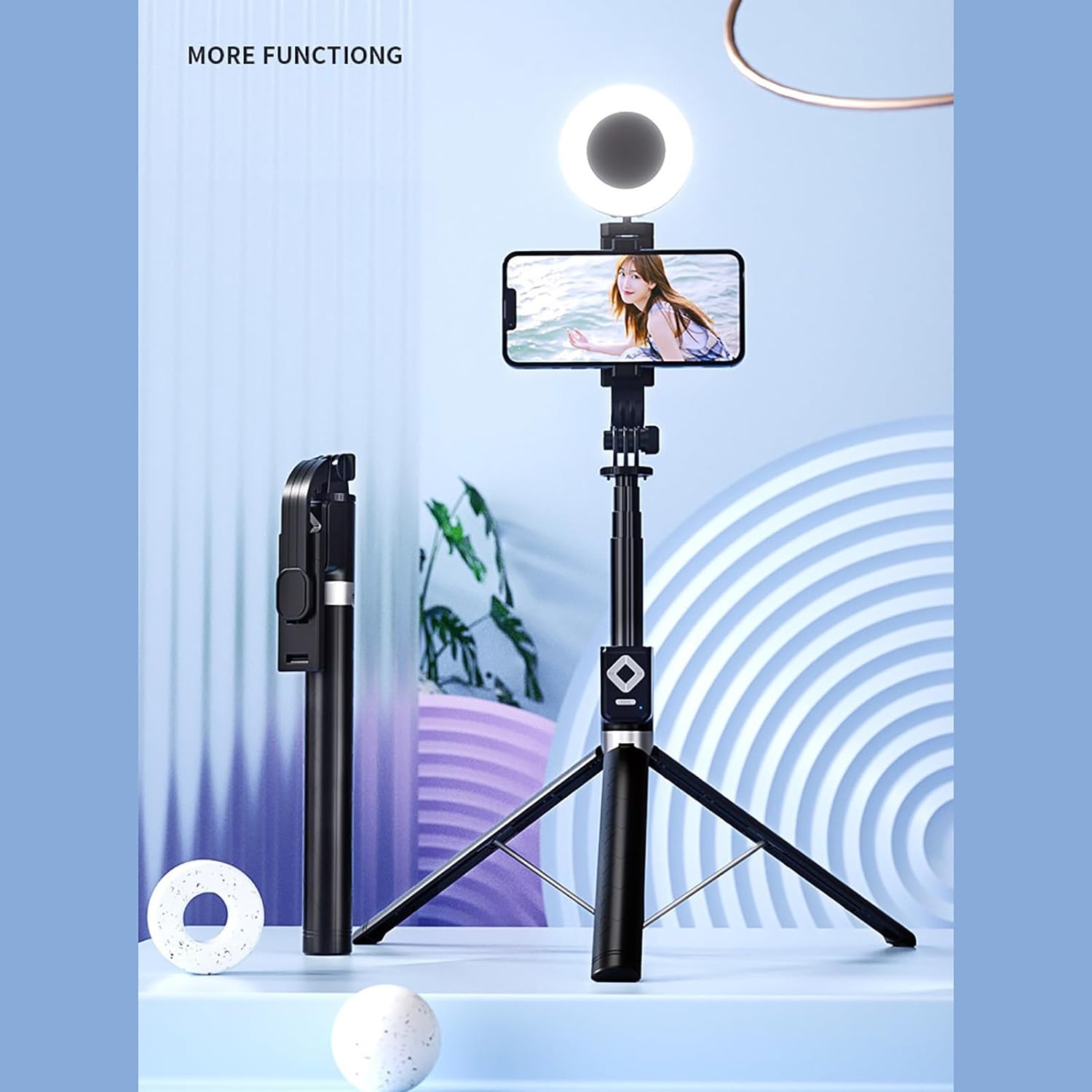 🔥2024 New Year Hot Sale 🔥New 6 in 1 Bluetooth Selfie Stick