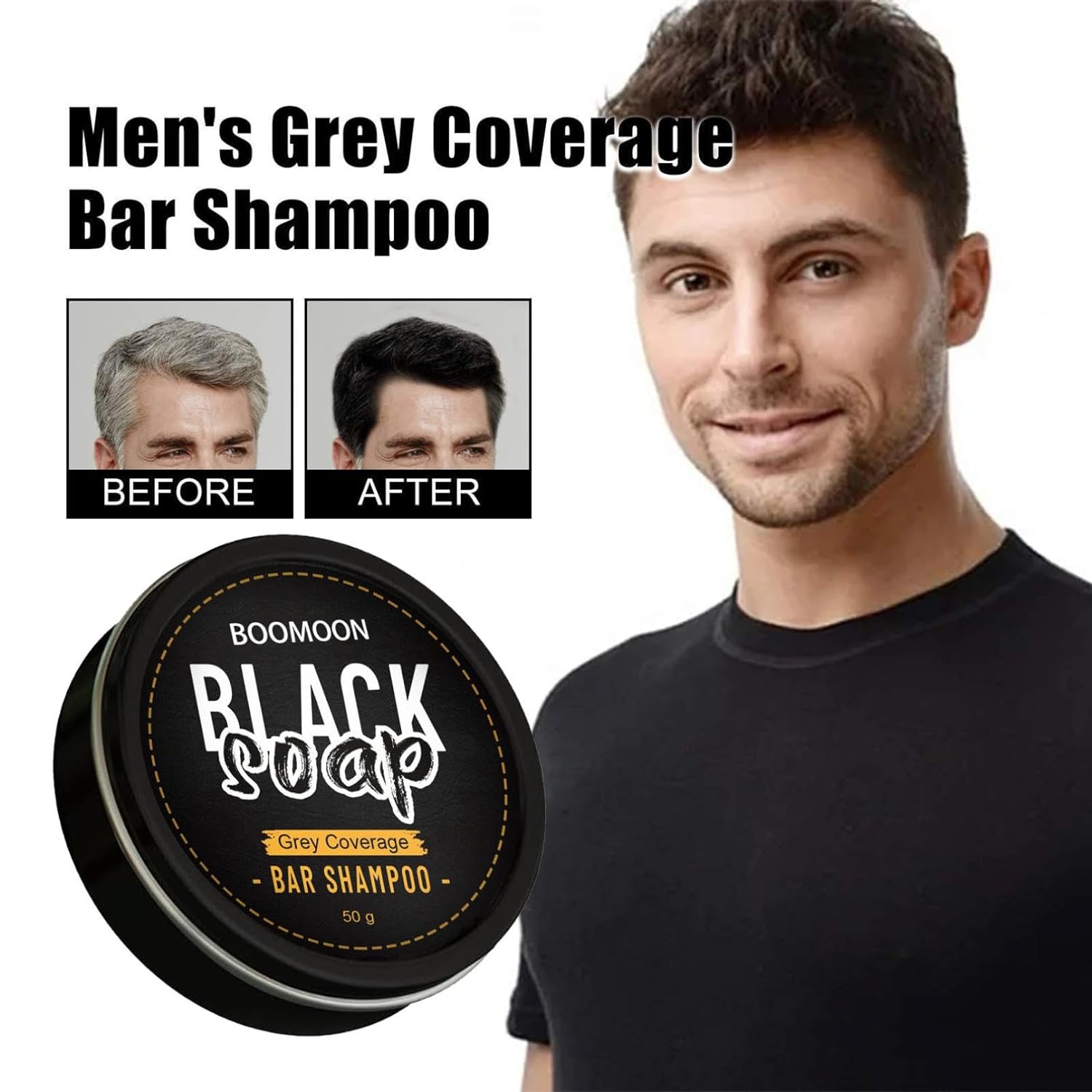 🎁Last day sale 55% OFF🔥 Men's Grey Coverage Bar