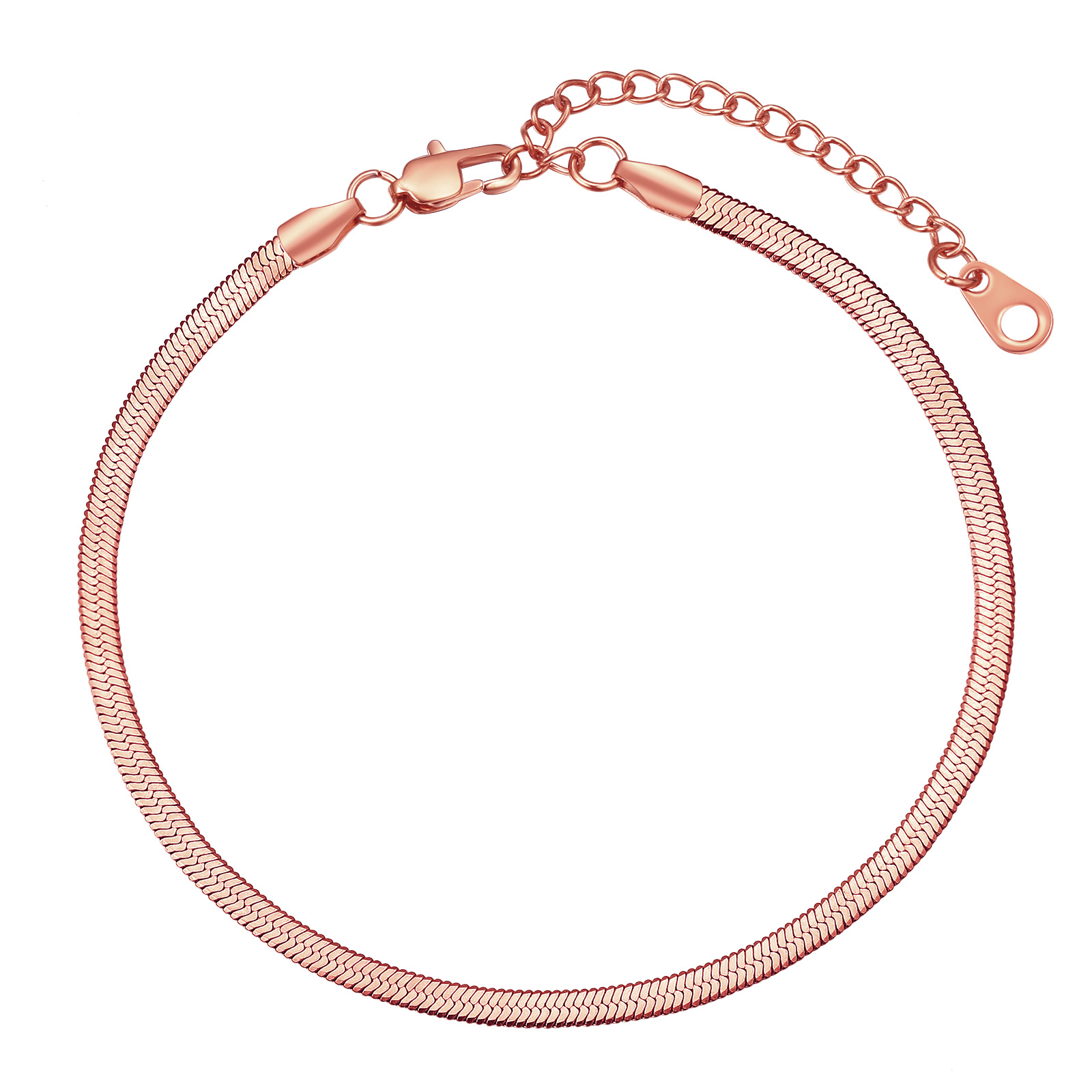 Handcuff Ankle Bracelets for Women Stainless Steel Anklets Gothic Punk Jewelry 8.5" Adjustable Ankle Chain Summer Foot Link Infinity Anklets for Birthday Christmas