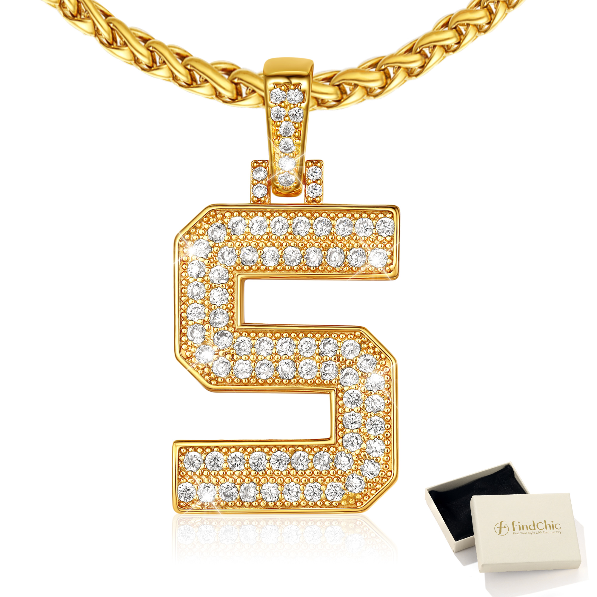 Big Initial Necklace for Women Gold Plated Letter Pendants Jewelry Gifts for Men Son Birthday