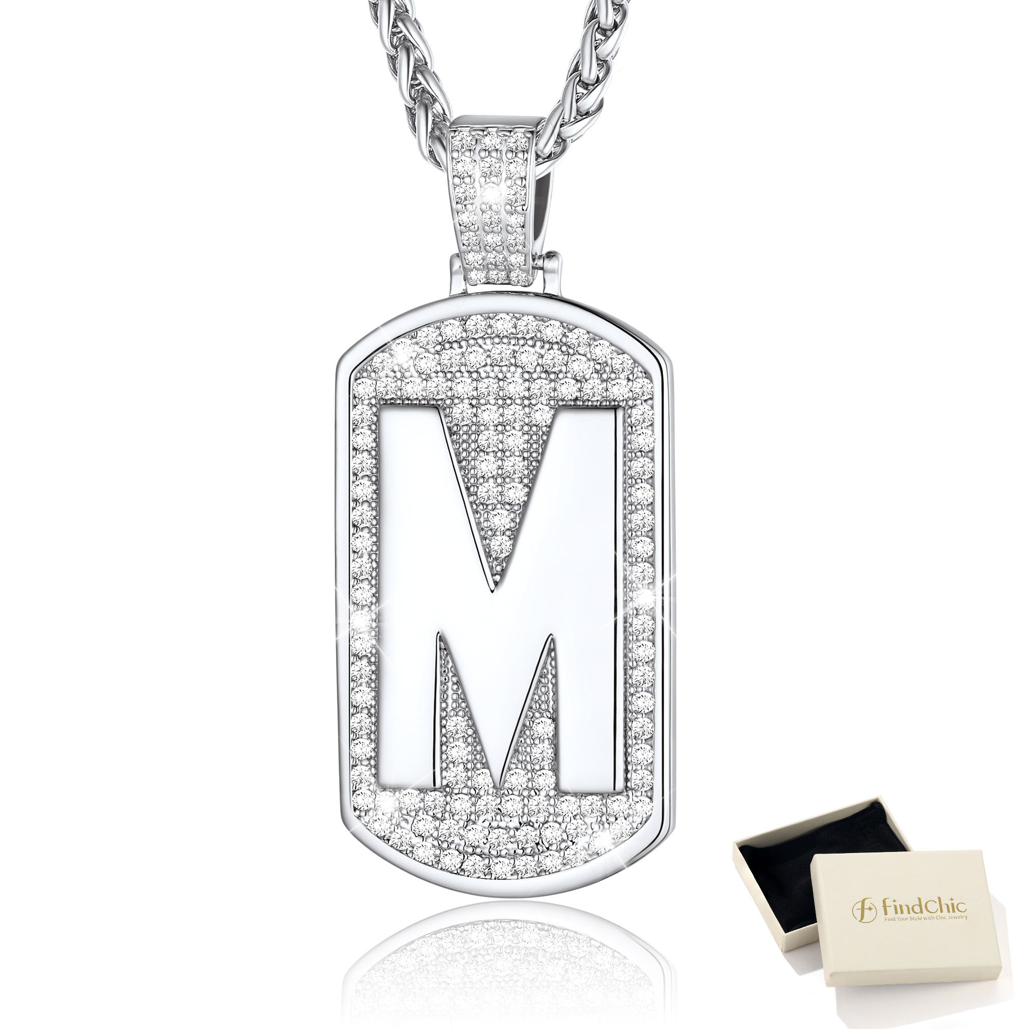 Big Initial Necklace for Women Gold Plated Letter Pendants Jewelry Gifts for Men Son Birthday