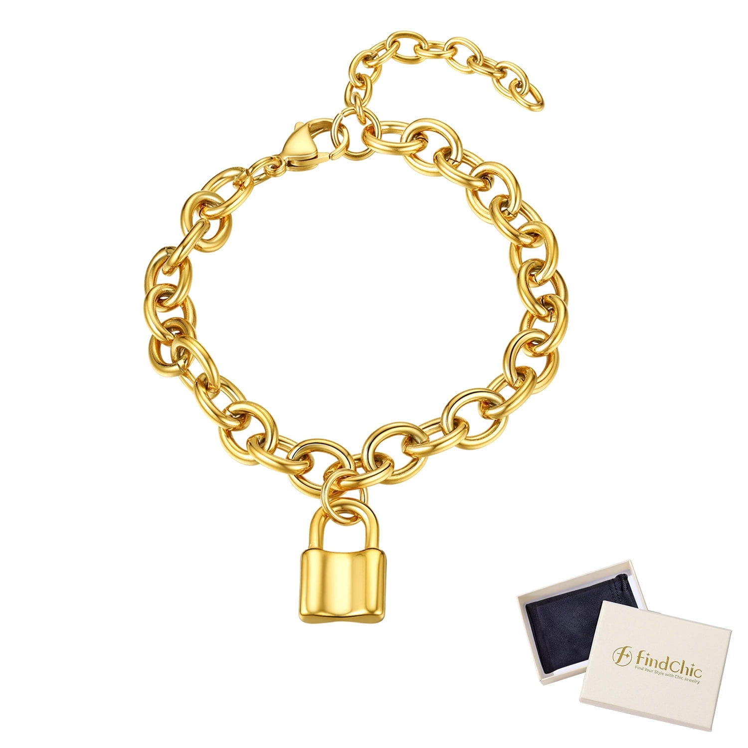 Handcuff Ankle Bracelets for Women Stainless Steel Anklets Gothic Punk Jewelry 8.5" Adjustable Ankle Chain Summer Foot Link Infinity Anklets for Birthday Christmas