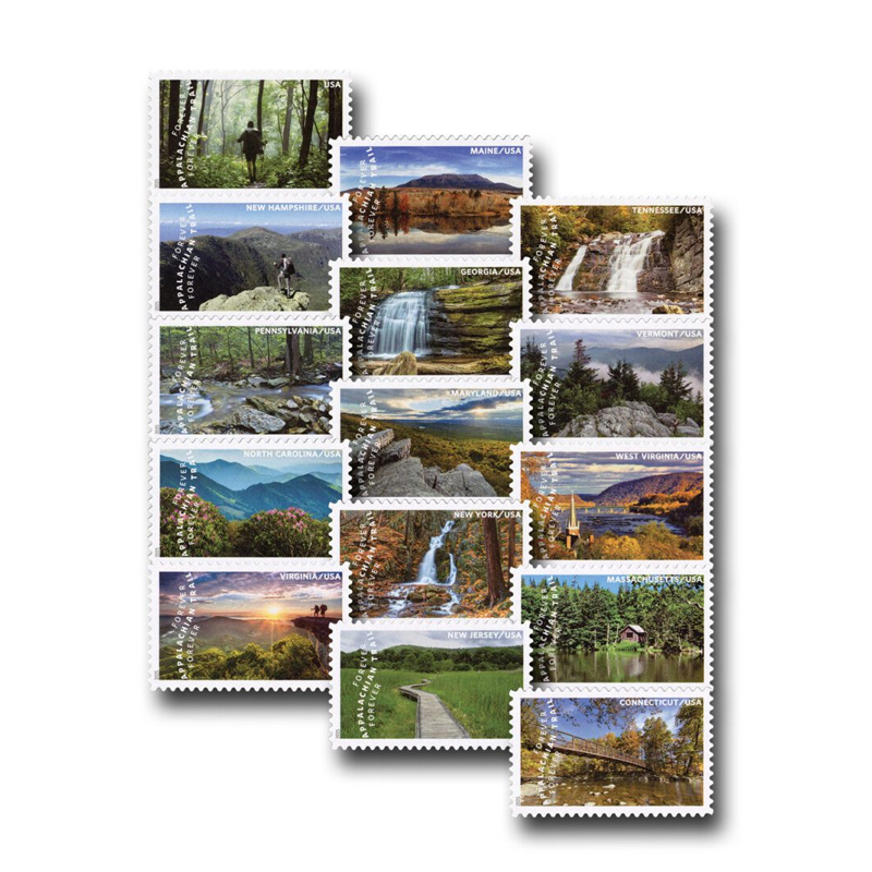 2025 The Appalachian Trail Forever First Class Postage Stamps
