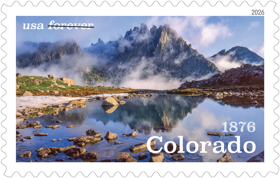 2026 Colorado Statehood Stamps Forever First Class Postage Stamps