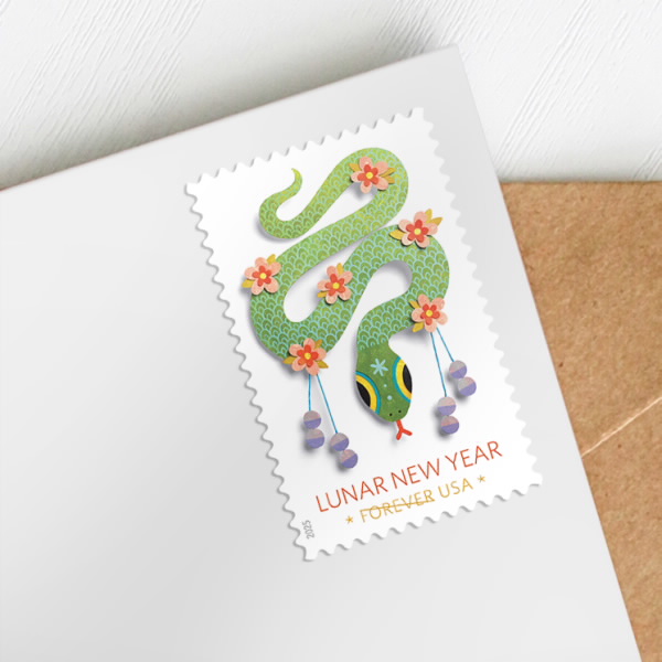 2025 Lunar New Year • Year of the Snake Forever First Class Postage Stamps
