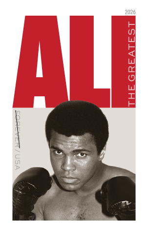 2026 Muhammad Ali Stamps Forever First Class Postage Stamps