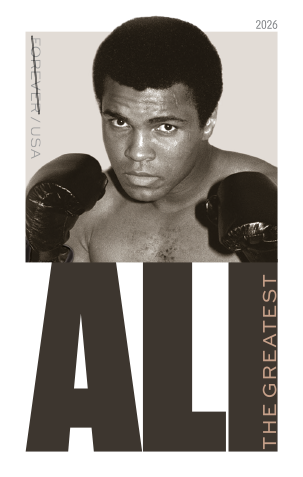 2026 Muhammad Ali Stamps Forever First Class Postage Stamps