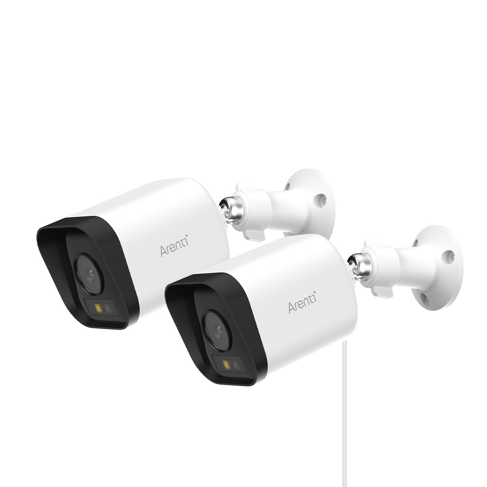 Arenti O3 2K 4MP Wired Outdoor Bullet Security Camera with WiFi