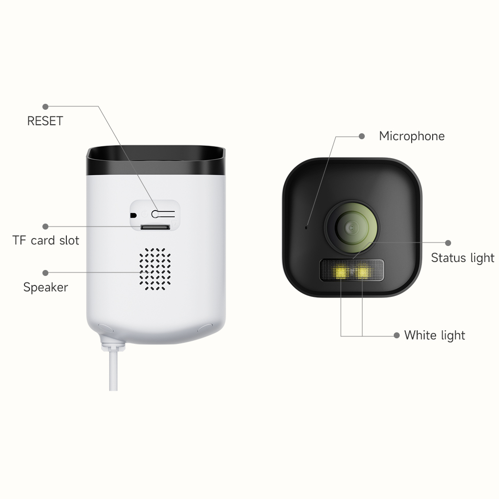 Telecamera Wi-Fi 2K Per Esterno Con Batteria 5200mAh, Rilevamento PIR, Audio Bidirezionale E Resistenza IP65 – Vorsicher
