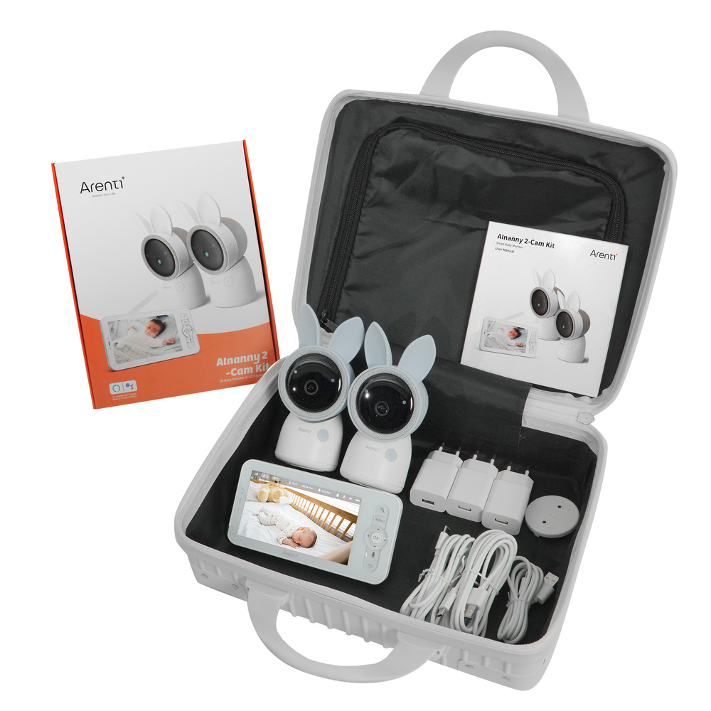 ARENTI Supporto Flessibile Per Baby Monitor AInanny (A4, B2, D3, P2, GO1) - Regolabile E Facile Da Installare