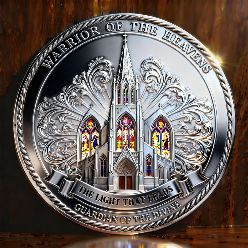 Warrior of the Heavens Commemorative Coin – Archangel Michael & The Guardian of the Divine