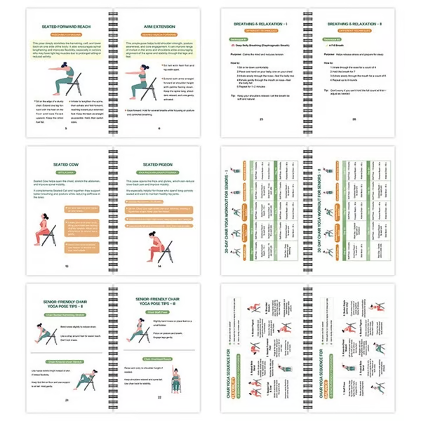 The Complete Guide to Chair Yoga for Seniors Over 60: 40+ Low-Impact Easy Exercises to Restore Strength, Mobility, Balance, and Lose Weight