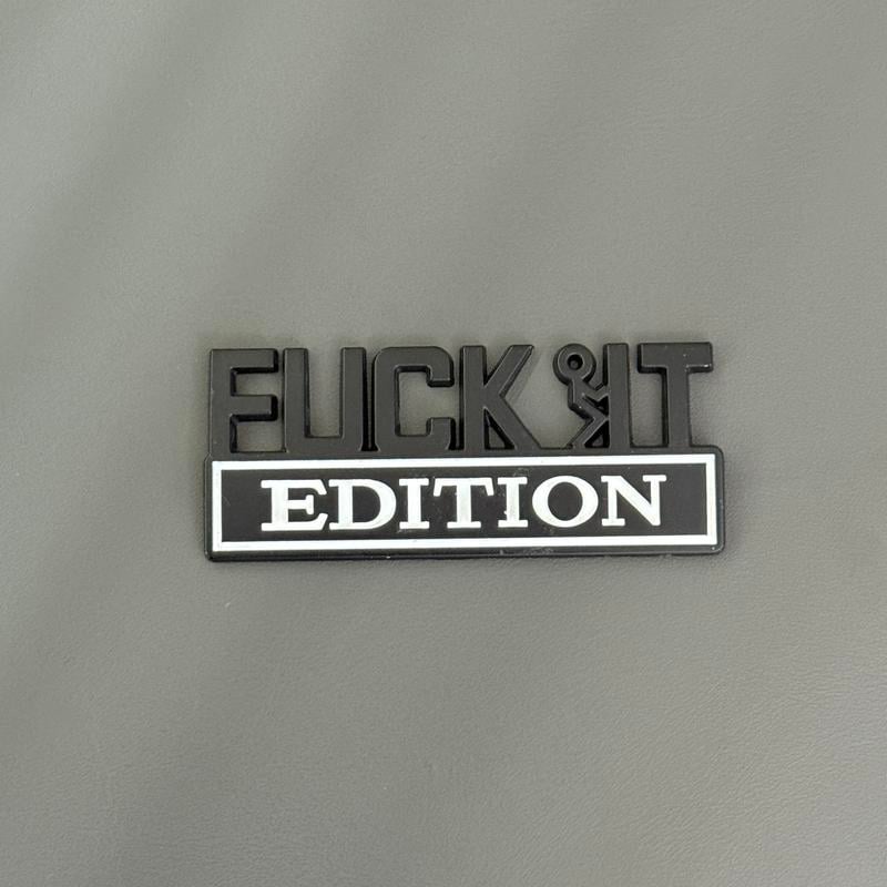 🏆Last Day Buy 1 Get 1 Free🚗💨FVCK IT Edition Emblem
