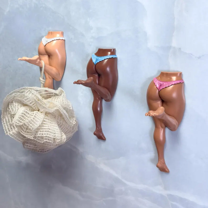 Funny human body shaped wall hook