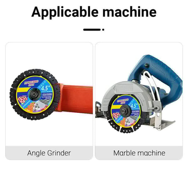 🛠️ ✨ 4.5 Multi-Material Diamond Blade - Zero Compromise, Max Durability