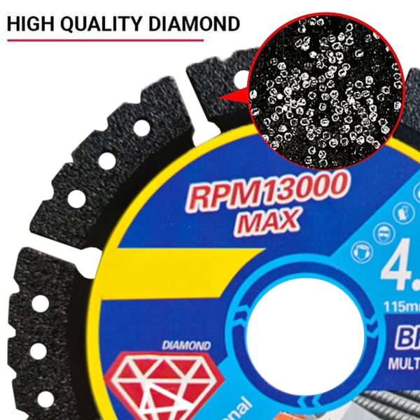 🛠️ ✨ 4.5 Multi-Material Diamond Blade - Zero Compromise, Max Durability