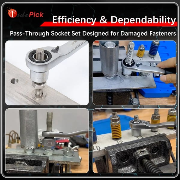 17PCS Pass Through Socket Set