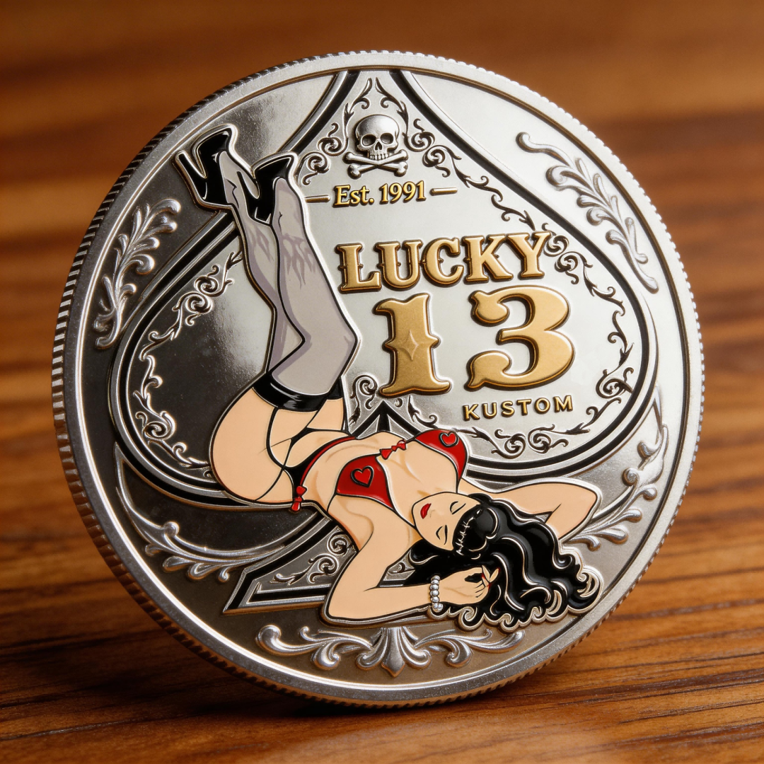 🏆NEW YEAR 60% OFF - Lucky 13 Rebel Commemorative Coin 🪙♠️🔥