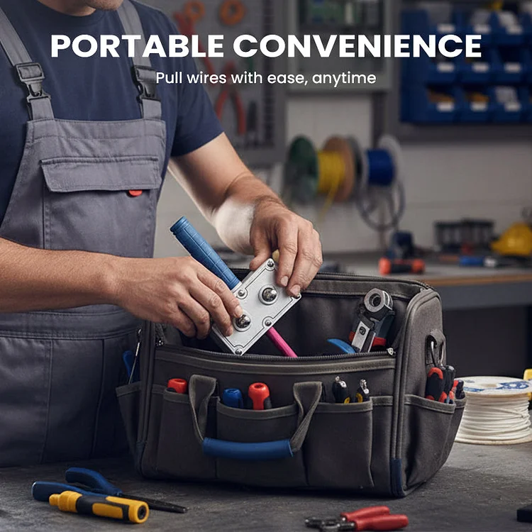 Professional Electrician's Wire Pulling Assistant Tool